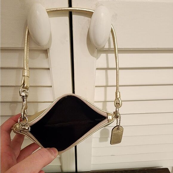 Coach Gold wristlet - Picture 3 of 3